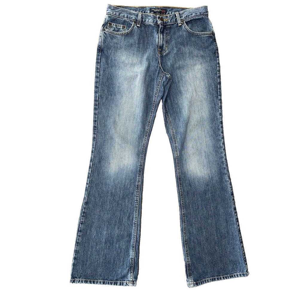 American Eagle Bootcut Jeans Women 8R Medium Wash Stretch Denim Y2K 30x29.5